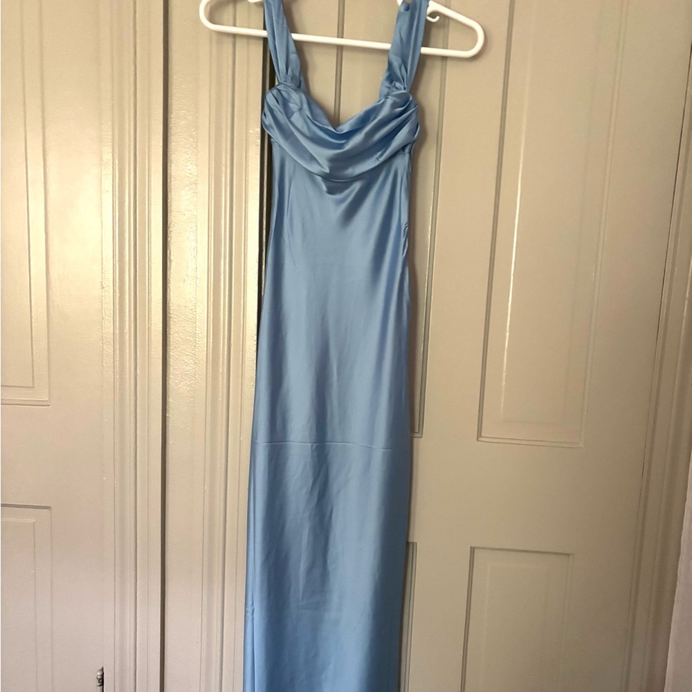 Beginning Boutique Sky Blue Maxi Dress